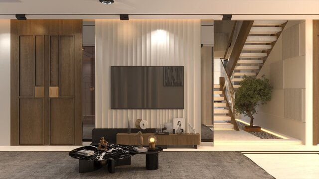I will create realistic interior and exterior 3D visualizations for your architectural project image 5