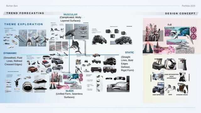 I design forming development concept from ideation sketch to definitive 3D form