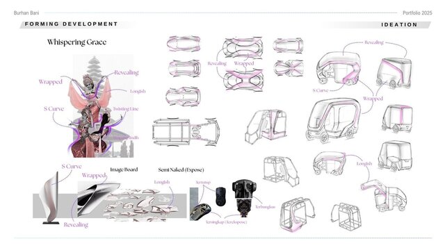 I design forming development concept from ideation sketch to definitive 3D form image 3