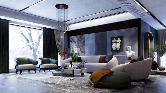 I offer professional 3D interior design and rendering for your space (AutoCAD, Revit, SketchUp) image 1