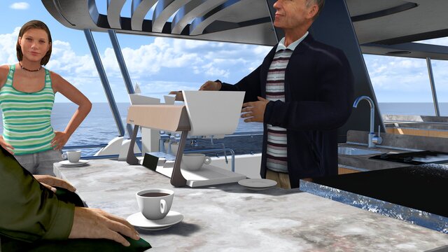 I create yacht designs, including interior & exterior concept development image 3