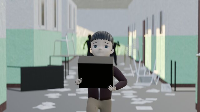 I will create 3D character and animation image 2