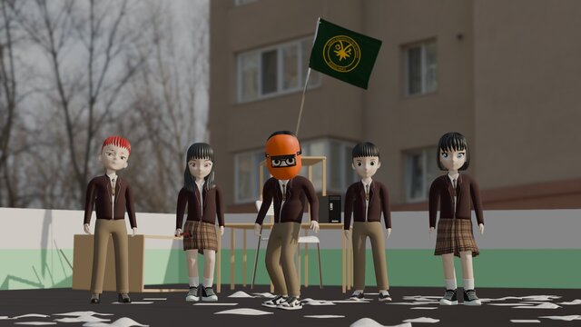 I will create 3D character and animation