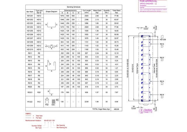 I will professionally shape your drawings as precast detailer & structural draftman image 40