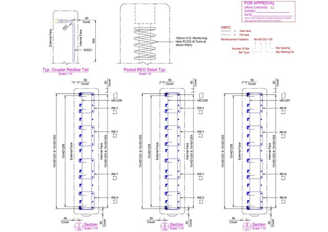I will professionally shape your drawings as precast detailer & structural draftman image 39