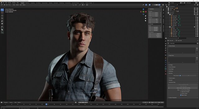 I will model 3D character, metahuman, stylized character and rigging image 7