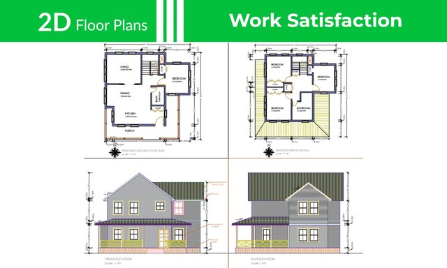 I will create your 2D floor plans in 6 hours image 9