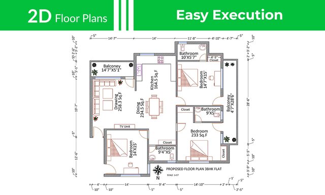 I will create your 2D floor plans in 6 hours image 7