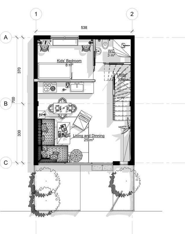 I offer space planning service and redesign an existing plans. image 9