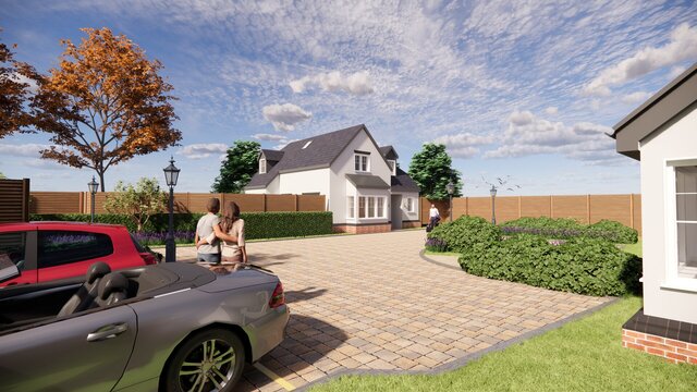 I design high-quality architectural renderings for houses image 3