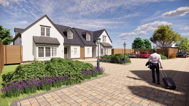 I design high-quality architectural renderings for houses image 2