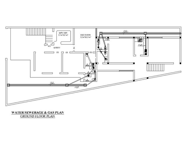 I will be your architect draftsman for 2D house plans 2D floor or 3D floor plan blueprints site plan image 3