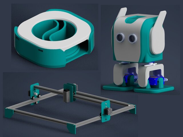 I will design 3d cad models using fusion 360, SolidWorks, Autodesk Inventor, & Onshape