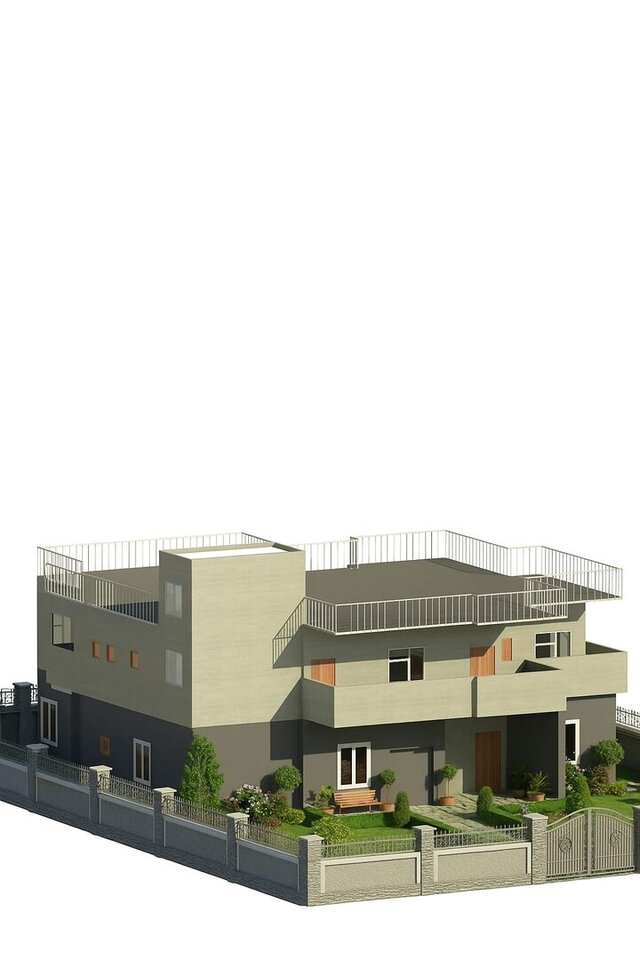 I offer architectural 2D drawings, 3D exteriors and interior design renderings image 6