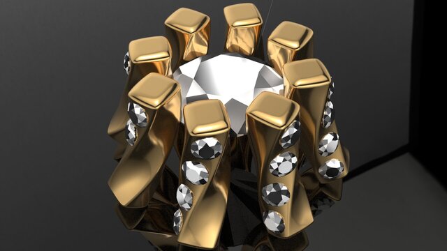I will create professional 3D jewelry designs and CAD models for manufacturing image 2