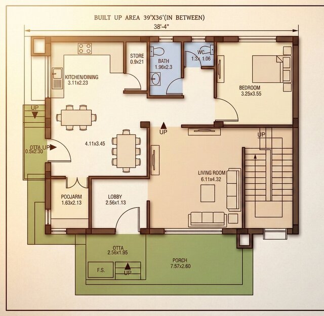 I will create 2D building plans and 3D models for architectural projects image 4