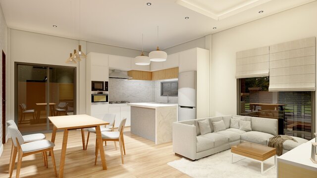 I will create 3D photorealistic renderings of your architectural project with Lumion image 4