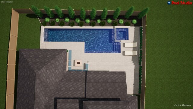 I offer luxury pool designs & outdoor living 3D models image 8