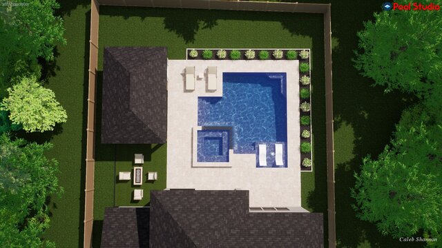 I offer luxury pool designs & outdoor living 3D models image 5