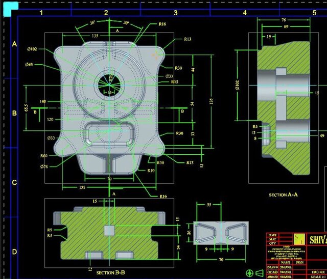 I will create free hand sketch, scanned drawing, into fully parametric model or drawing image 3
