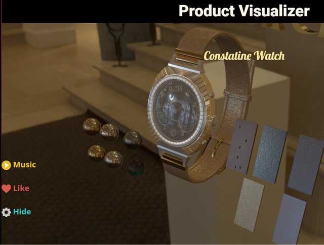 I offer 3D WebXR product configurator programming and WebGL development image 3