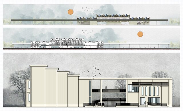 I design Photoshop renders for high-quality architectural plans, elevations & sections image 2