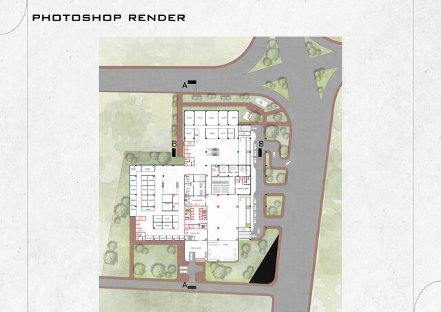 I design Photoshop renders for high-quality architectural plans, elevations & sections image 3