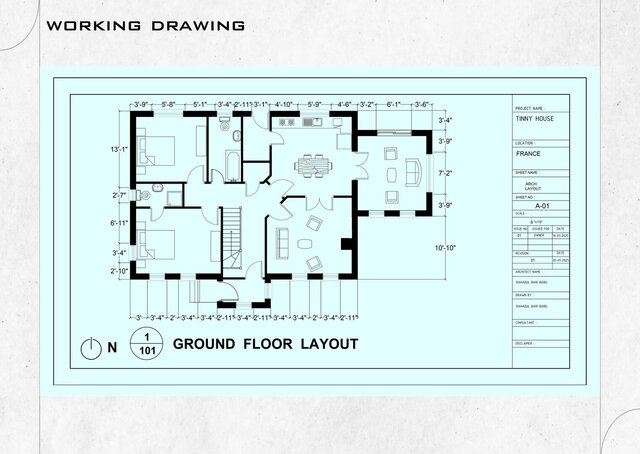 I will create and redraw architectural drawing  for your home image 4