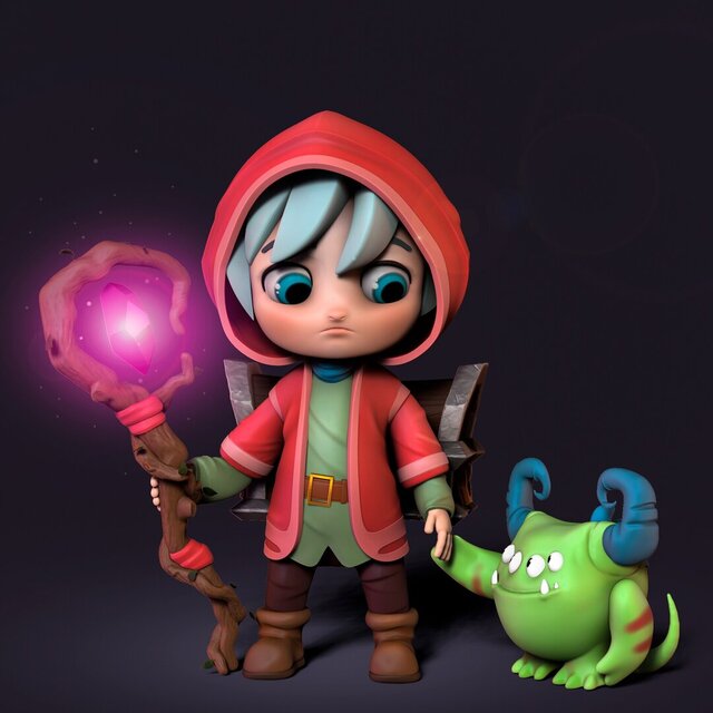 I will sculpt and deliver production-ready 3D characters from your concept image 6