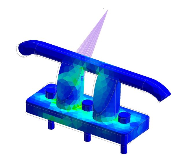 I offer structural analysis using FEA (Finite Element Analysis)