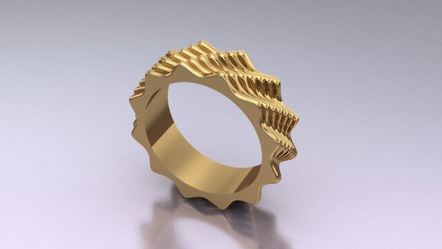 I make simple ring designs with 3D CAD design based on your concepts and sketches