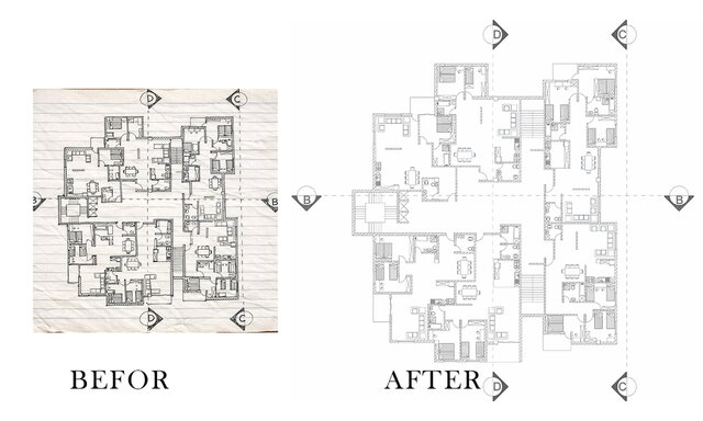 I will convert your PDF or hand sketch into professional AutoCAD floor plans