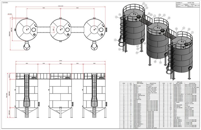 I offer CAD design, mechanical drafting & sheet metal designer