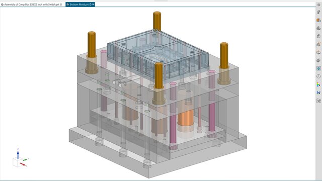 I will create 3D product injection mold tool design image 4