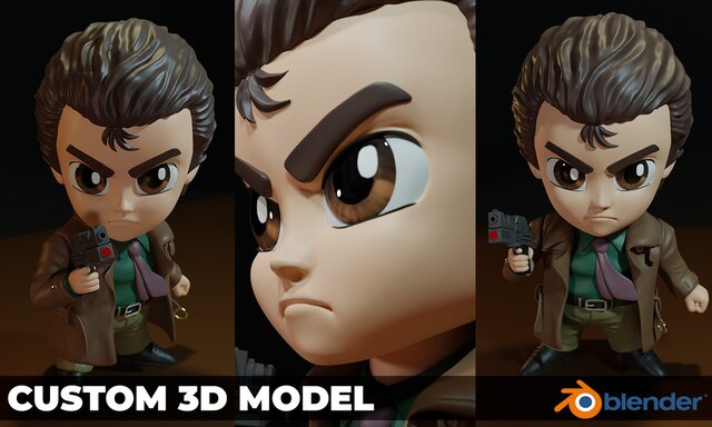 I will create custom toy designs for 3D printing in Blender