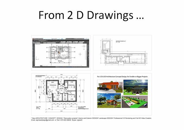 High-Quality Architectural Rendering for a House or Floor planing desig with dimensions.
