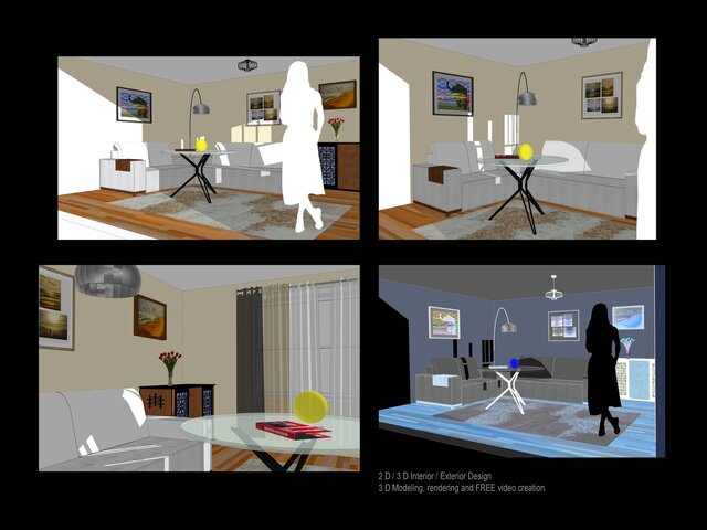 High-Quality Architectural Rendering for a House or Floor planing desig with dimensions. image 4