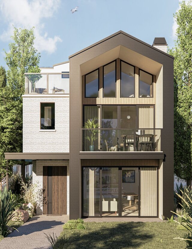 I will create a 3D rendering of your architecture/development project with SketchUp & Revit image 4