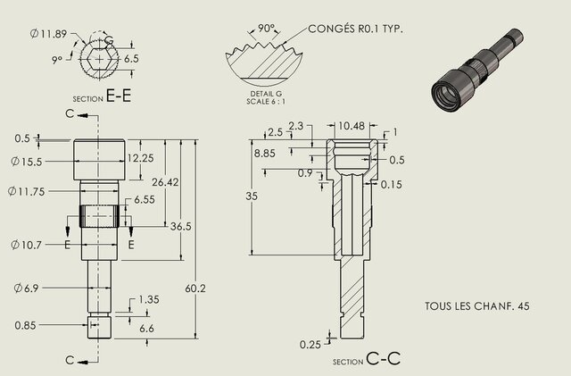 I will create manufacturable 3D CAD models and technical drawings for fabrication image 5