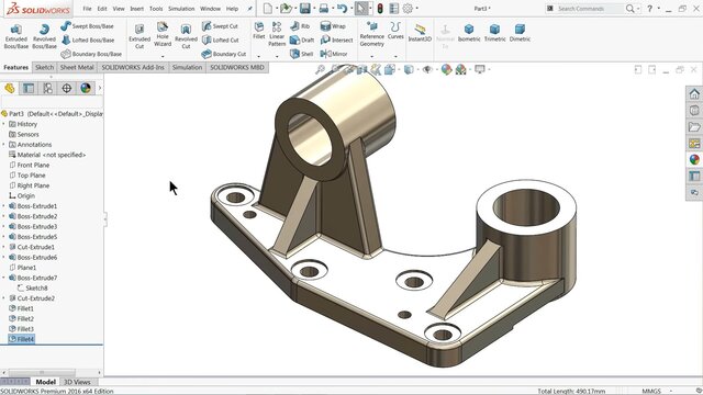 I will create a 3D model based on your 2D drawing (SolidWorks) image 11