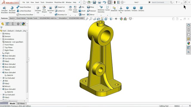 I will create a 3D model based on your 2D drawing (SolidWorks) image 9