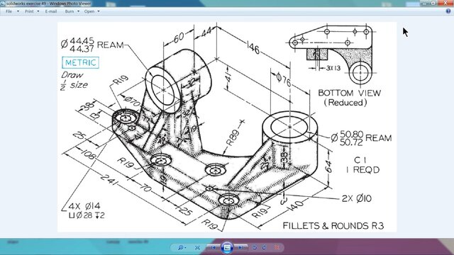 I will create a 3D model based on your 2D drawing (SolidWorks) image 10