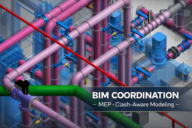 I will do bim MEP & ACS  modeling, coordinated & shop drawings image 2