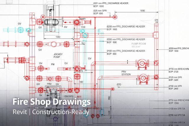 I will do bim MEP & ACS  modeling, coordinated & shop drawings image 10
